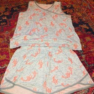 Garnet Hill pajama set